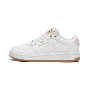 Obrázek produktu PUMA Court Classic Lux Sneakers, Shoes, White/Mauve Mist/Gold