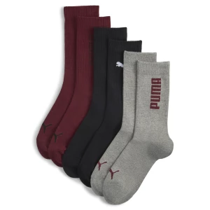Obrázek produktu PUMA Crew Socks Unisex (3-Pack), Clothing, Red/Black,