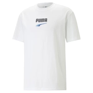 Obrázek produktu PUMA DOWNTOWN Logo Tee Men, Clothing, White/Daydream,