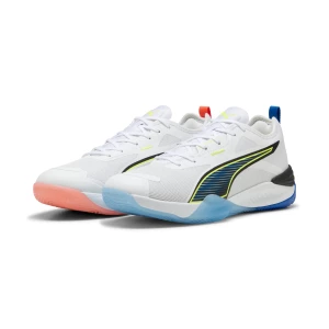 Obrázek produktu PUMA Eliminate NITRO™ 4 Game On Handball Shoes Unisex, Shoes, White/Glowing Red/Ultra Blue,