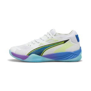 Obrázek produktu PUMA Eliminate NITRO™ SQD 4 Game On Handball Shoes Unisex, Shoes, White/Glowing Red/Ultra Blue
