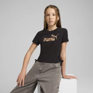 Obrázek produktu PUMA Essentials Animal Logo Infill Knotted Tee Youth, Clothing, Black,