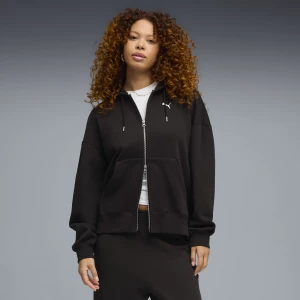 Obrázek produktu PUMA Essentials Oversized Full-Zip Fleece Hoodie Women, Clothing, Black