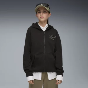 Obrázek produktu PUMA Essentials Script Full-Zip Hoodie Youth, Kids, Black,