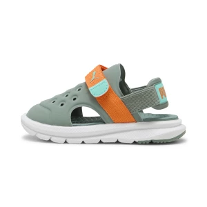 Obrázek produktu PUMA Evolve Alternative Closure Sandals Baby, Shoes, Green Moon/Orange Glo/Aquatic