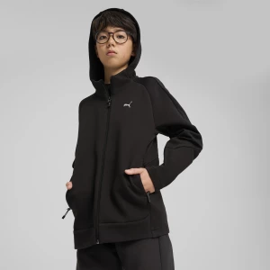 Obrázek produktu PUMA EVOSTRIPE Full-Zip Hoodie Youth, Clothing, Black,