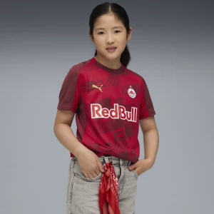 Obrázek produktu PUMA FC Red Bull Salzburg 25/26 Third Jersey Youth, Clothing, Dark Cherry/Metallic Gold,
