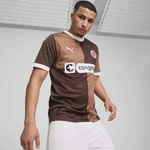 Obrázek produktu PUMA FC St. Pauli 24/25 Home Jersey Men, Clothing, Espresso Brown/White