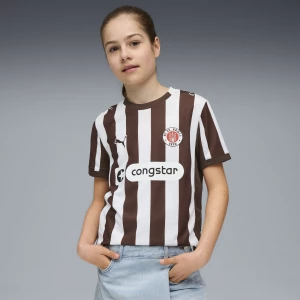 Obrázek produktu PUMA FC St. Pauli 25/26 Home Jersey Youth, Clothing, Espresso Brown/White