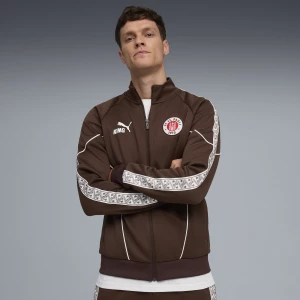 Obrázek produktu PUMA FC St. Pauli KING Anthem Jacket Men, Clothing, Espresso Brown/White