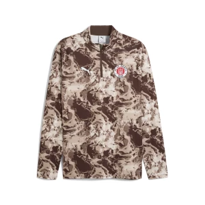 Obrázek produktu PUMA FC St. Pauli Pre-match Quarter-Zip Top Men, Sport, Espresso Brown/White