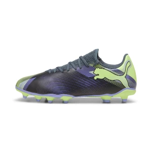 Obrázek produktu PUMA FUTURE 7 PLAY FG/AG Football Boots Unisex, Shoes, Gray Skies/Elektro Purple/Fizzy Apple,