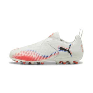 Obrázek produktu PUMA FUTURE 8 MATCH MG Laceless Football Boots Youth, Shoes, White/Black/Glowing Red,