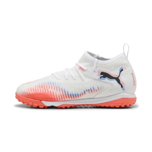 Obrázek produktu PUMA FUTURE 8 MATCH TT Mid Football Boots Youth, Shoes, White/Black/Glowing Red,