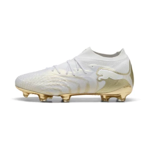 Obrázek produktu PUMA FUTURE 9 ULTIMATE FG Football Boots Unisex, Shoes, White/Metallic Gold/Black,