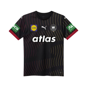 Obrázek produktu PUMA Germany Handball 2025 Away Jersey Youth, Clothing, Black/Red