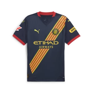 Obrázek produktu PUMA Girona FC 24/25 Away Jersey Men, Clothing, Club Navy/Pelé Yellow,