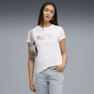 Obrázek produktu PUMA Graphic Stacked Tee Women, Clothing, White