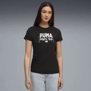 Obrázek produktu PUMA Graphic Varsity Tee Women, Clothing, Black