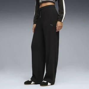 Obrázek produktu PUMA HER High-Waist Wide Leg Pants Women, Clothing, Black,