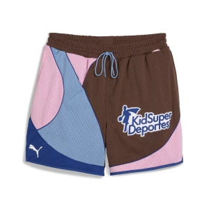 Obrázek produktu PUMA HOOPS x KIDSUPER Shorts, Women, Chestnut Brown,