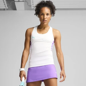 Obrázek produktu PUMA INDIVIDUAL Padel Tank Top Women, Clothing, White/Aquatic/Purple Glimmer,