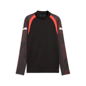 Obrázek produktu PUMA individualFINAL Quarter-Zip Football Top Men, Sport, Black/Mint Jelly/Glowing Red