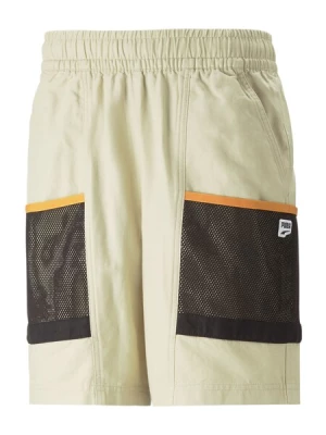 Obrázek produktu PUMA Kalhoty 'Downtown'  tmavě béžová / oranžová / černá