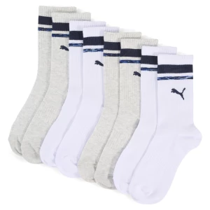 Obrázek produktu PUMA Kids' Crew Socks (4-Pack), Clothing, White/Blue,