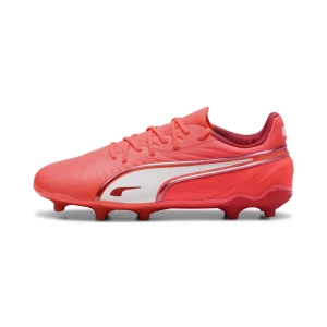 Obrázek produktu PUMA KING MATCH FG/AG Football Boots Youth, Shoes, Glowing Red/White/Red Fire,