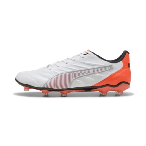 Obrázek produktu PUMA KING PRO FG/AG Football Boots Unisex, Shoes, White/Silver/Glowing Red