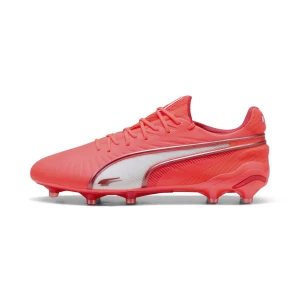 Obrázek produktu PUMA KING ULTIMATE FG/AG Football Boots Unisex, Shoes, Glowing Red/White/Red Fire