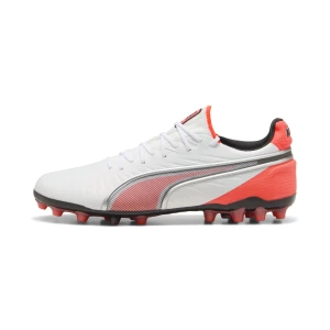 Obrázek produktu PUMA KING ULTIMATE MG Football Boots Unisex, Shoes, White/Silver/Glowing Red,