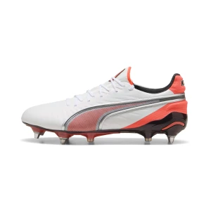 Obrázek produktu PUMA KING ULTIMATE MxSG Football Boots Unisex, Shoes, White/Silver/Glowing Red