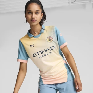 Obrázek produktu PUMA Manchester City 24/25 Fourth Jersey Women, Clothing, Rosebay/Bold Blue,