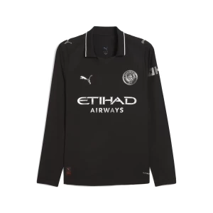 Obrázek produktu PUMA Manchester City 25/26 Authentic Long Sleeve Away Jersey Men, Sport, Black