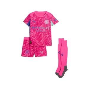 Obrázek produktu PUMA Manchester City 25/26 Goalkeeper Minikit Kids, Clothing, Pink Pes/Aquatic,