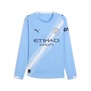 Obrázek produktu PUMA Manchester City 25/26 Long Sleeve Authentic Home Jersey Men, Sport, Light Blue/White