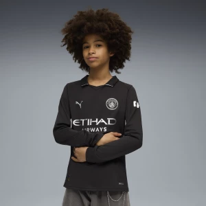 Obrázek produktu PUMA Manchester City 25/26 Long Sleeve Away Jersey Youth, Clothing, Black,