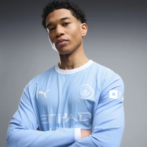 Obrázek produktu PUMA Manchester City 26/27 Home Long Sleeve Authentic Jersey Men, Men, Light Blue/Icy Blue