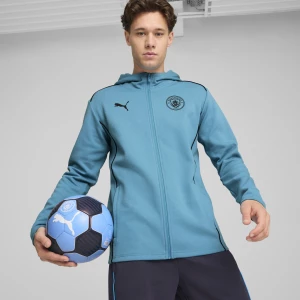 Obrázek produktu PUMA Manchester City Casuals Hooded Jacket Men, Clothing, Magic Blue/New Navy tmavě modrá