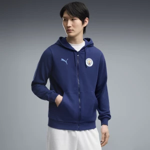 Obrázek produktu PUMA Manchester City ftblCulture Hooded Jacket Men, Clothing, Blue Jewel/Light Blue