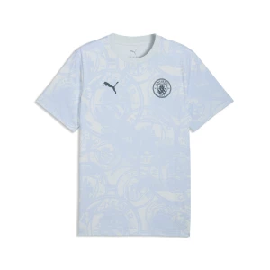 Obrázek produktu PUMA Manchester City ftblCulture Printed Tee Men, Football, Sea Glass/Tropical Blue