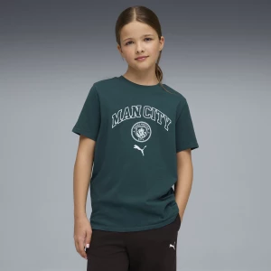 Obrázek produktu PUMA Manchester City FtblCulture Tee Youth, Clothing, Green Terrain/Sea Glass,