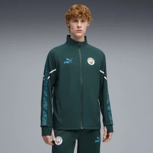 Obrázek produktu PUMA Manchester City KING Ultimate Anthem Track Jacket Men, Clothing, Green Terrain/Tropical Blue,