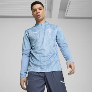 Obrázek produktu PUMA Manchester City Pre-match Quarter-Zip Top Men, Clothing, Light Blue/White,