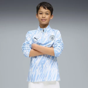 Obrázek produktu PUMA Manchester City Pre-match Quarter-Zip Top Youth, Clothing, Silver Sky,
