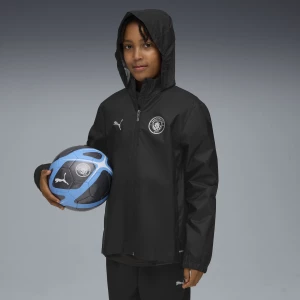 Obrázek produktu PUMA Manchester City Training All-Weather Jacket Youth, Clothing, Black/Silver,