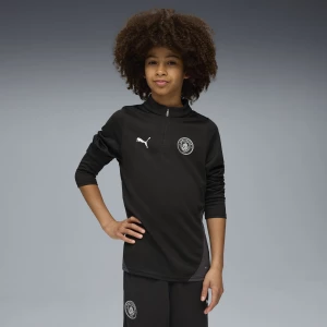 Obrázek produktu PUMA Manchester City Training Quarter-Zip Top Youth, Clothing, Black/Silver,