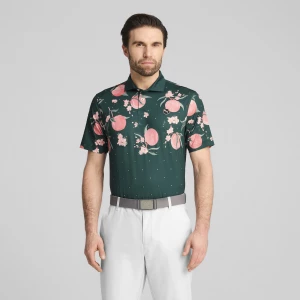 Obrázek produktu PUMA MATTR Freshly Picked Golf Polo Men, Clothing, Dark Myrtle/Pink Fruit